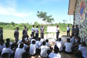 Kunjungi Yonmarhanlan XII, Danlantamal XII Rencanakan Pengembangan Mako Batalyon Marinir di Mempawah