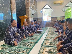 Wujud Rasa Syukur, Personel Lanal Sabang Laksanakan Doa Bersama Sambut HUT Ke-78 TNI AL