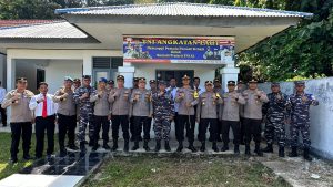 Jaga Keamanan Pesisir, Polres Kaur dan POS TNI AL Linau Perkokoh Sinergitas