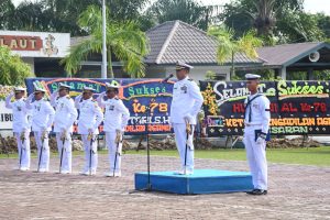 Peringatan Puncak HUT Ke-78 TNI AL, Lanal TBA Dapat Surprise
