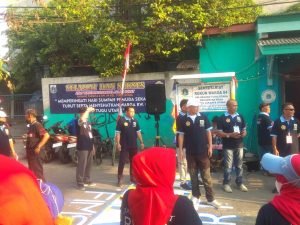 Jalan Sehat dan memperingati Hari Sumpah Pemuda di selenggarakan di RW 04 Kelurahan Tugu Utara.