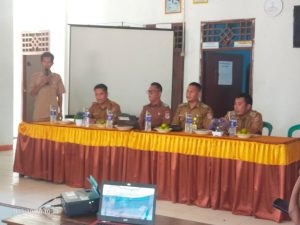 Mewakili Kadis PMD kabupaten Mesuji Suryadi,SH menghadiri kegiatan tiga kecamatan di Mesuji timur