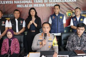Polres Metro Jakarta Barat Mengungkap Kasus Tindak Pidana ITE dan Penyalahgunaan Merek Televisi Nasional Yang Disebarkan di Media Sosial