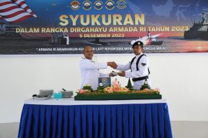Peringati Hari Armada RI Tahun 2023, Prajurit Lanal TBA Laksanakan Upacara dan Syukuran