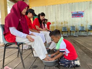 Pererat Silaturahmi, TK Hang Tuah Lanal Dabo Singkep Gelar Family Gathering