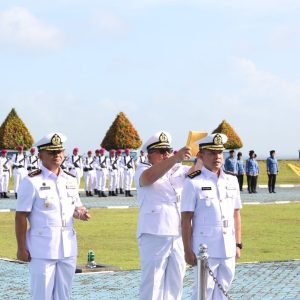 Serah Terima Jabatan Komandan Lanal Tarempa