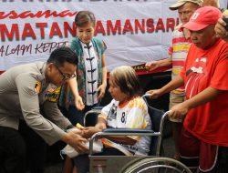 Kapolsek Metro Tamansari Kompol Adhi Wananda Memimpin Aksi Kebaikan: Berbagi Sembako dan Inklusi Sosial