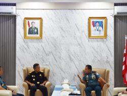 Danlantamal I Terima Courtesy Call Kepala Kantor Wilayah DJBC Sumatera Utara