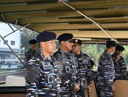 Danlantamal I Hadiri Admiral Inspection dan Pembacaan Memorandum Pangkoarmada I