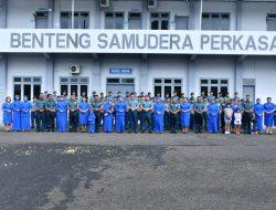 Danlanal Sibolga Kukuhkan Kenaikan Pamgkat 9 Personel Lanal Sibolga