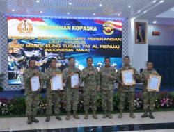 Prajurit Lanal Dumai Memperoleh Penganugerahan Personel Brevet Kopaska Berprestasi