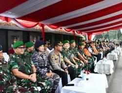 Komandan Lanal Bandung Beserta Prajurit Ikuti Apel Gelar Pasukan Operasi Kepolisian Terpusat “Ketupat Lodaya 2024” Dalam Rangka Pengamanan Idul Fitri 1445 H/2024 M