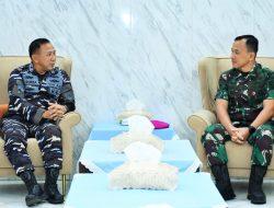 Danlantamal I Terima Kunjungan Komandan Brigif 4 Marinir/BS