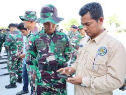 Cegah Garkum dan Berantas Judi Online, Staf Intelijen dan Denpomal Lanal Dumai Sidak Gadget Prajurit