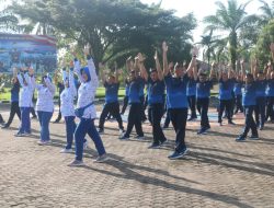Drum Band Paud Hang Tuah Meriahkan HUT Ke-38 Lanal Bengkulu