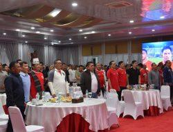 Danlantamal I Beserta Forkopimda Provinsi Sumatera Utara Nobar Rebut Juara Ketiga Piala Asia U-23 Tahun 2024