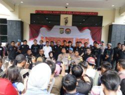 Lima Kasus Kriminal Di  Bekasi Kabupaten Berhasil di Ungkap Oleh Satuan Reskrim Polres Bekasi 