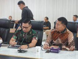Asrena Danlantamal I Ikuti Rakornas Pengendalian Inflasi Tahun 2024 Melalui Vicon