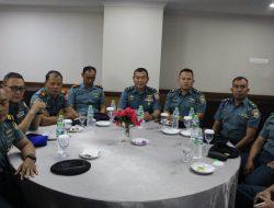 Komandan Beserta Personel Lanal Bandung Hadiri Komunikasi Sosial TNI Dengan KBT TA. 2024