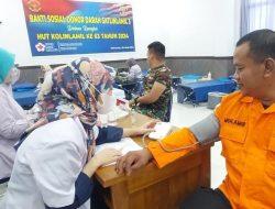Wujud Kepedulian Sosial, Satlinlamil 3 Gelar Donor Darah Sambut HUT Kolinlamil Ke-63