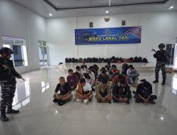 Lagi, Tim Gabungan F1QR Lanal TBA Bersama Kanwil DJBC Sumut dan KPPBC TMP C Teluk Nibung serta Kantor Imigrasi Kelas II TPI Tanjung Balai Amankan Puluhan PMI Non Prosedural 