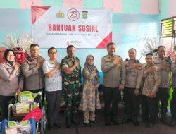 Wakapolres Metro Jakarta Pusat Melaksanakan Giat Bakti Sosial Dalam Rangka HUT Bhayangkara Ke-78 di SLB Makna Bakti