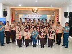 Komandan Lanal Bandung Beri Pengarahan Pencapaian Tanda Kwalifikasi Khusus Pembina Kepada Gerakan Pramuka Kwartir Cabang Cianjur