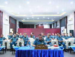 Perwira Korps Pelaut Lantamal I Ikuti Kegiatan Safari Binkorps Pelaut Melalui Vicon