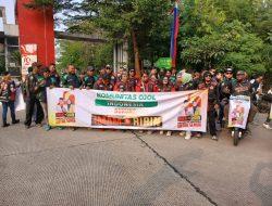 Imam dan Ririn didukung  Komunitas Ojol