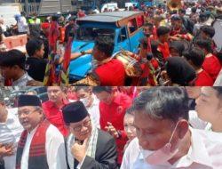 Pramono-Rano tiba di KPU DKI untuk daftar Pilkada 2024.