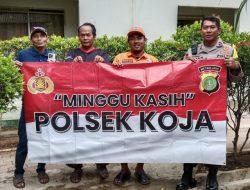 Bhabinkamtibmas Polsek Koja Laksanakan Program Minggu Kasih di Gereja Petra Kelurahan Koja