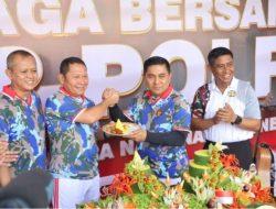 Kodam Jaya Dan Polda Metro Jaya Gelar Olahraga Bersama Demi Perkoko Sinergitas.