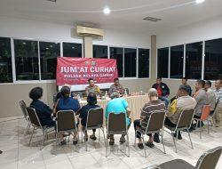 Kapolsek Kelapa Gading Gelar Jumat Curhat bersama Warga RW 14 di Kantor Sekretariat Kel. Pegangsaan Dua