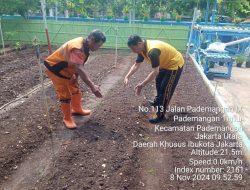 Program Asta Cita Presiden RI, Polsek Pademangan Dukung Ketahanan Pangan dengan Kunjungan ke Lahan Pertanian Warga