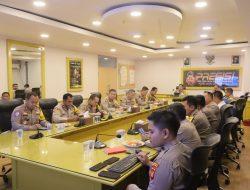 Zoom Meeting Polres Metro dalam Rangka Pelatihan Olah Strategi Persiapan Operasi Mantap Praja Jaya 2024