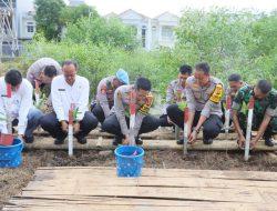 Polres Metro Jakarta Utara Gelar Gerakan Nasional Pangan Merah Putih di Kawasan Eko Wisata Mangrove Penjaringan