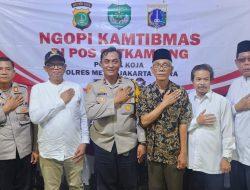 Kapolsek Koja dalam Rangka Cooling System Ngopi Kamtibmas bersama Warga Koja