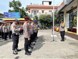 Polsek Koja Gelar Apel Konsolidasi Pengamanan TPS