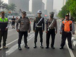 Kapolsubsektor Sabang Pemantauan Giat Olahraga Pagi Di Tl. Kebon Sirih