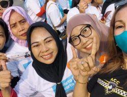 DPC Gerindra Jakarta Utara Adakan Senam Ceria Dan Pembagian 2000 Paket Sembako Murah