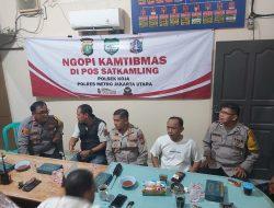Kapolsek Koja Gelar Ngopi Kamtibmas di RW 05 Rawabadak Selatan