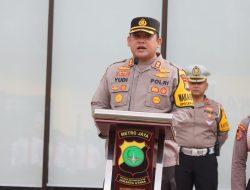 Apel Gelar Pasukan Operasi Kepolisian Lilin Jaya 2024 di Polres Metro Jakarta Utara