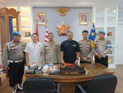 Kapolsek Kelapa Gading Kunjungan Kerja ke Puspomal TNI AL dalam Rangka Jalin Silahturahmi dan Koordinasi