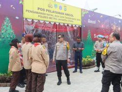 Kapolres Metro Jakarta Utara Tinjau Posyan Ancol Untuk Pastikan Keamanan Dan Kenyamanan Pengunjung