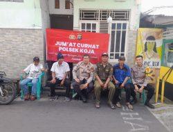 Polsek Koja Gelar Program Jum’at Curhat, Ajak Warga Tingkatkan Kewaspadaan