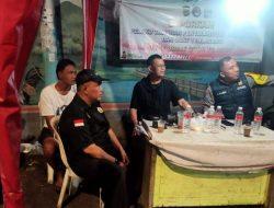 Bersama Warga, Bhabinkamtibmas Gondangdia Antisipasi Perbatasan Kwitang Kalipasir