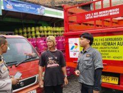 Bhabinkamtibmas Cempaka Putih Timur Pengecekan Ke Agen Gas