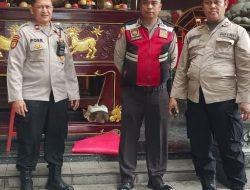 Perayaan Imlek 2576 Di Vihara Hok Thien Cheng Cin, Polsektro Tanah Abang Bersama Tiga Pilar Berikan Pengamanan Dan Pelayanan