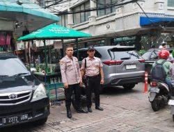 Unit Samapta Polsek Sawah Besar Patroli Dialogis Di Komplek Pasar Baru