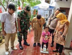 Peduli Kesehatan Bhabinkamtibmas Gunung Sahari Utara Hadiir Bersama Sudin Kesehatan